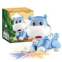 Thumbnail for ELECTRIC ROCKING HIPPO CRAWLING TOY