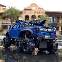 Thumbnail for 1:28 FORD RAPTOR F150V 6X6 MODIFIED OFF ROAD ALLOY DIECAST MODEL