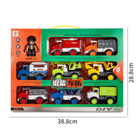 Thumbnail for MIXED CONSTRUCTION INERTIA POWERED MINI TRUCK - 8PCS