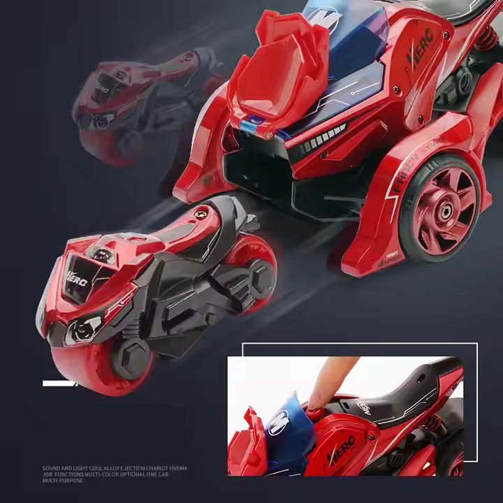 2 IN 1 CATAPULT PULL BACK LAUNCHER BIKE