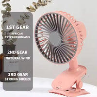 Thumbnail for CREATIVE HANDHELD PORTABLE MINI OFFICE DESKTOP FAN