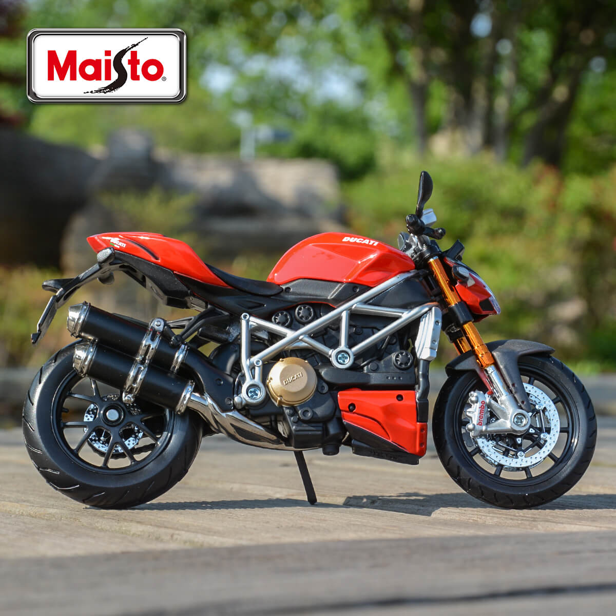 MAISTO 1:12 DUCATI mod. STREET FIGHTER S LICENSED ALLOY DIECAST MODEL