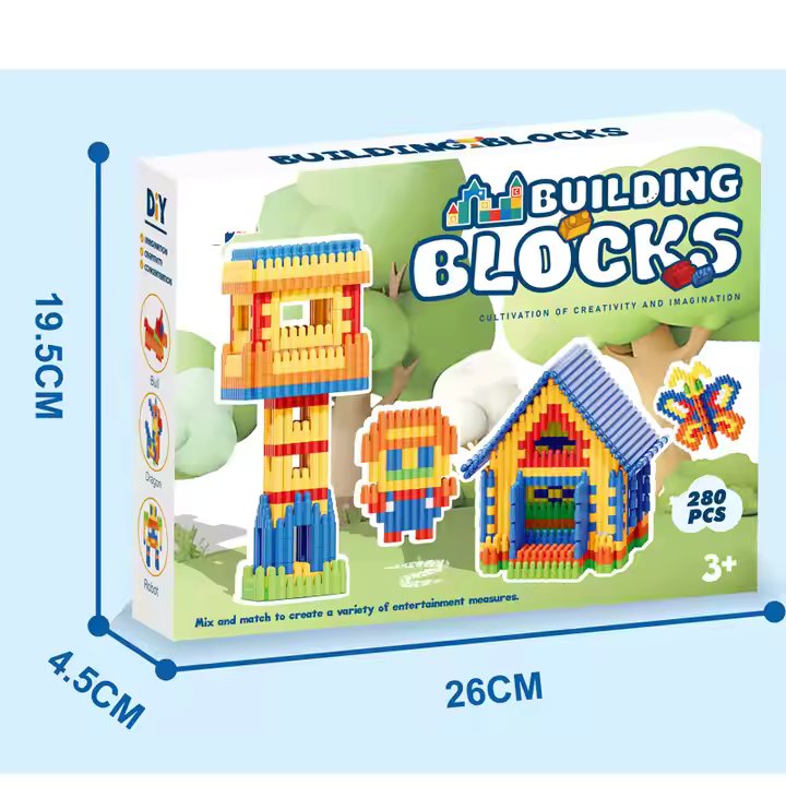 DIY ASSEMBLING CREATIVE BUILDING BRICKS