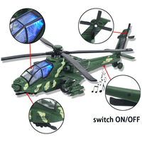 Thumbnail for METAL ARMY FIGHTER HELICOPTER WITH LIGHTS & MUSIC