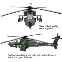 Thumbnail for METAL ARMY FIGHTER HELICOPTER WITH LIGHTS & MUSIC