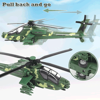 Thumbnail for METAL ARMY FIGHTER HELICOPTER WITH LIGHTS & MUSIC