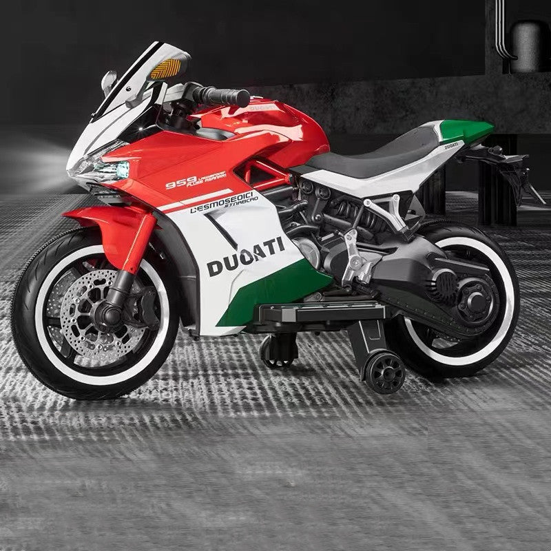 KIDS DUCATI 959 BATTERY OPERATED ELECTRIC RIDE ON BIKE