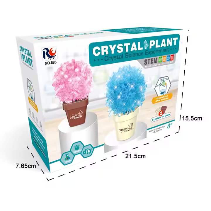 DIY SCIENTIFIC CREATIVE CRYSTAL FLOWER
