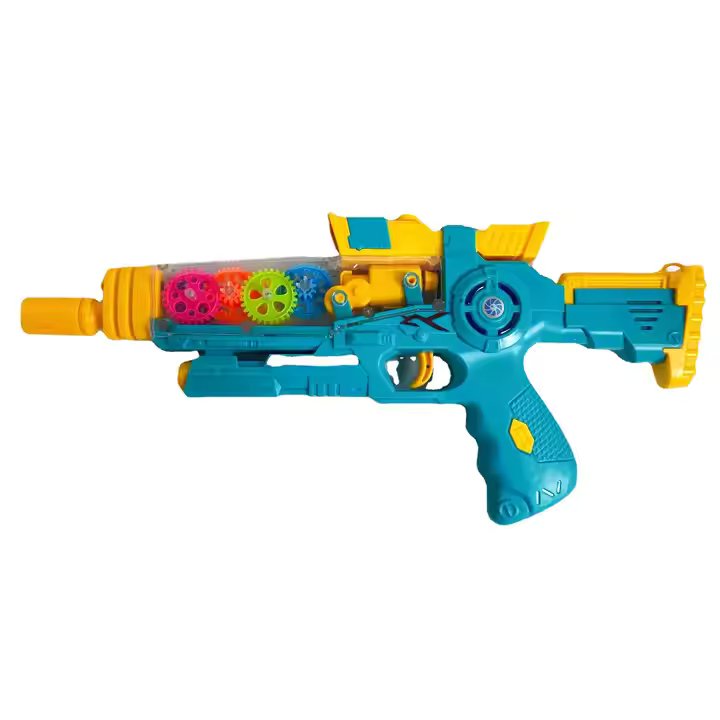 TRANSPARENT GEAR GUN TOY FOR KIDS