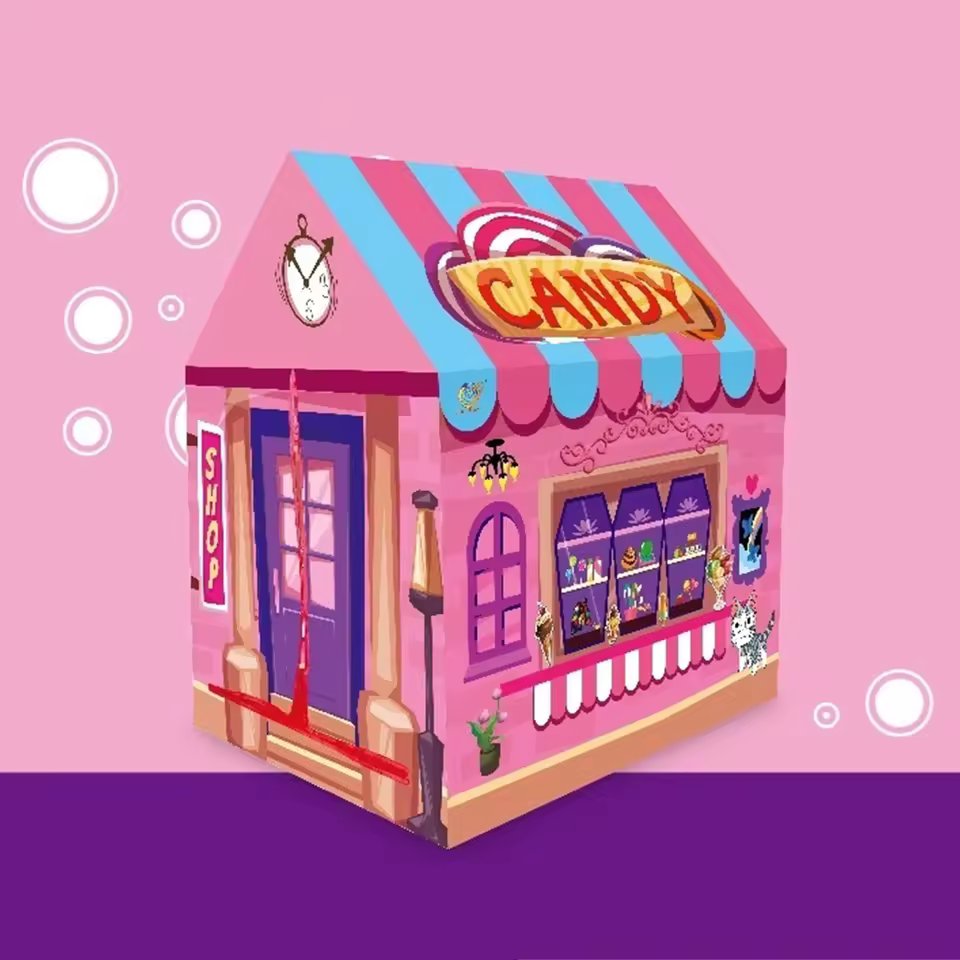 CANDY TENT PLAY HOUSE FOR KIDS