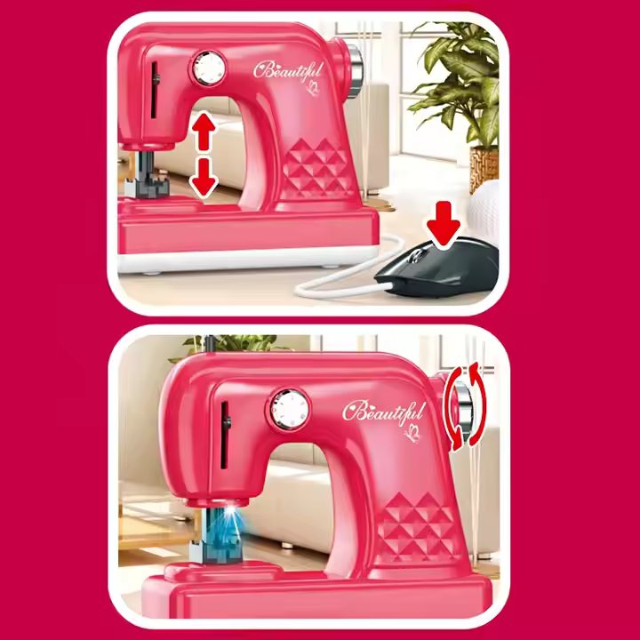 GIRLS PLAY SEWING MACHINE TOY