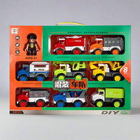 Thumbnail for MIXED CONSTRUCTION INERTIA POWERED MINI TRUCK - 8PCS