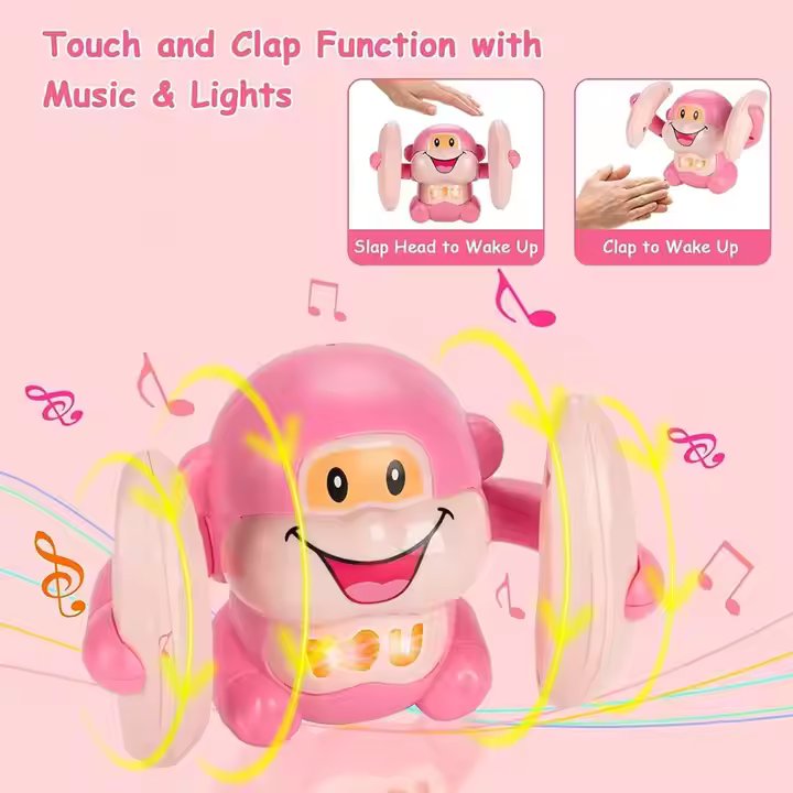 MONKEY MUSICAL & ROLLING PLAY TOY FOR KIDS