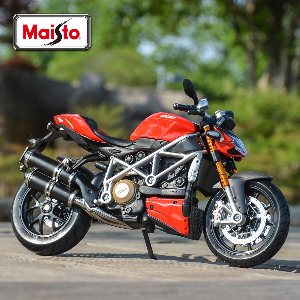 MAISTO 1:12 DUCATI mod. STREET FIGHTER S LICENSED ALLOY DIECAST MODEL