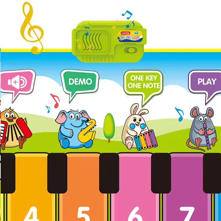 ELECTRONIC TOUCH AND LEARN CHILDREN’S MUSIC PIANO MAT