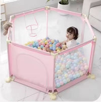 Thumbnail for HEXAGON SAFETY PLAYPEN BASKETBALL ARENA FOR KIDS