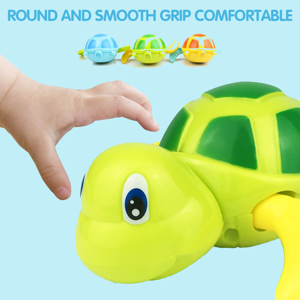 2 PCS NEWBORN CUTE TURTLE BATH TOYS