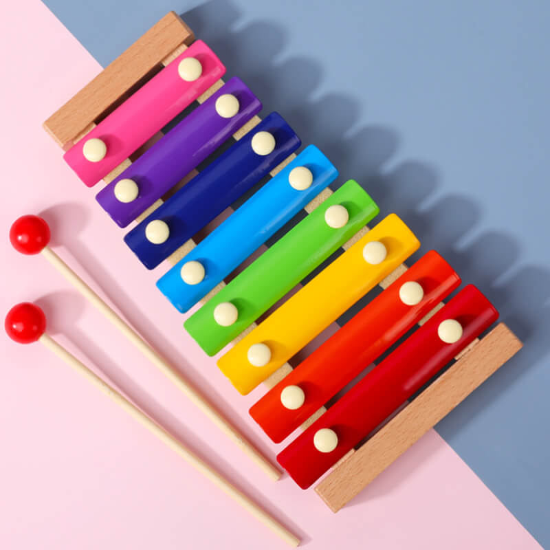 WOODEN MUSICAL XYLOPHONE TOY