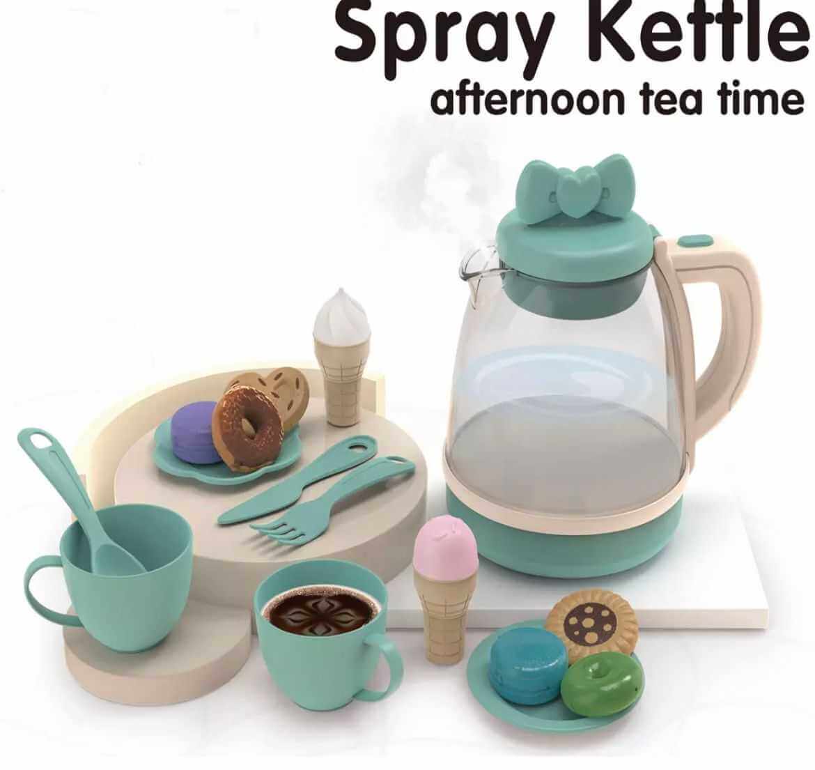 SIMULATION TEA SET WITH SPRAY KETTLE