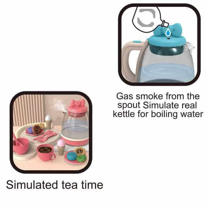 SIMULATION TEA SET WITH SPRAY KETTLE