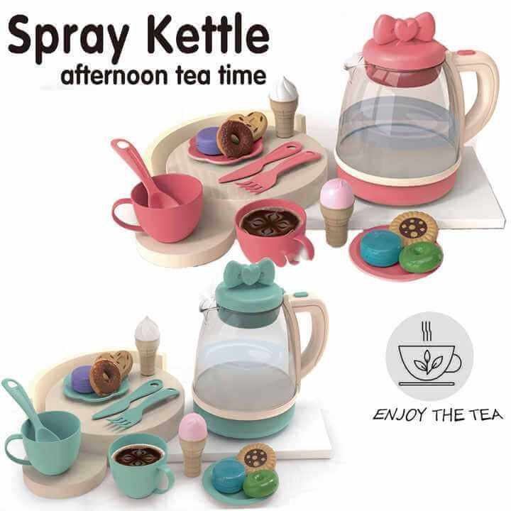 SIMULATION TEA SET WITH SPRAY KETTLE