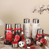Thumbnail for ELEGANT FLORAL VACUUM INSULATED THERMOS COLLECTION ( PACK OF 1 )