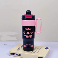 Thumbnail for VACUUM INSULATED STAINLESS STEEL TUMBLER BOTTEL WITH HANDLE ( PACK OF 1 )