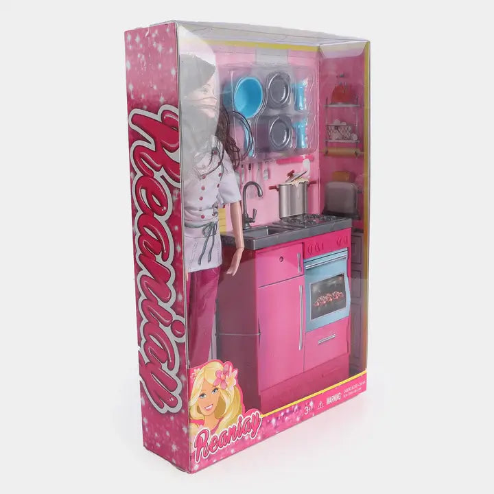 DOLL KITCHEN  SET FOR GIRLS