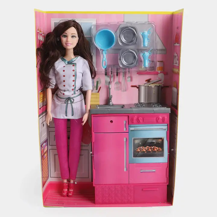 DOLL KITCHEN SET FOR GIRLS - Main Image