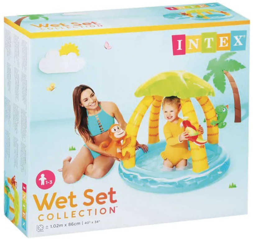 INTEX CHILDREN'S POOL TROPICAL ISLAND - 58417