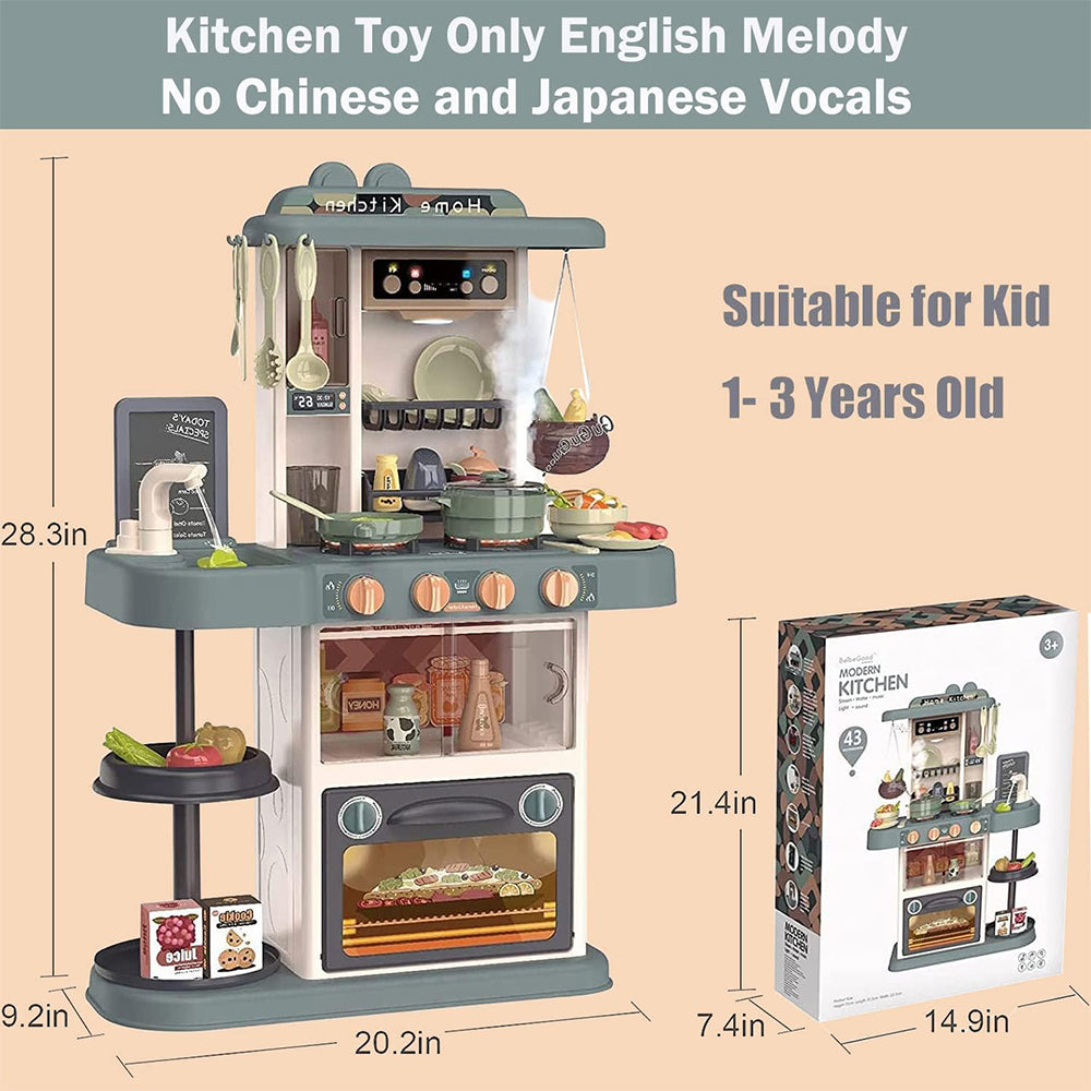 43-PCS REALISTIC  KITCHEN SET