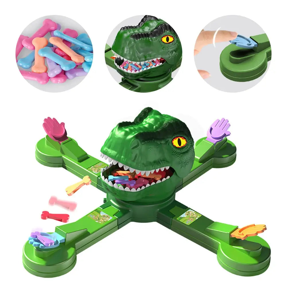 EATS BEANS GAME QUICK REFLEXES HUNGRY DINOSAUR BOARD GAME