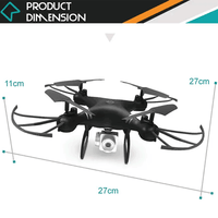 Thumbnail for KOOME K3C FLYING  QUAD-DRONE WITH WIFI & HD CAMERA