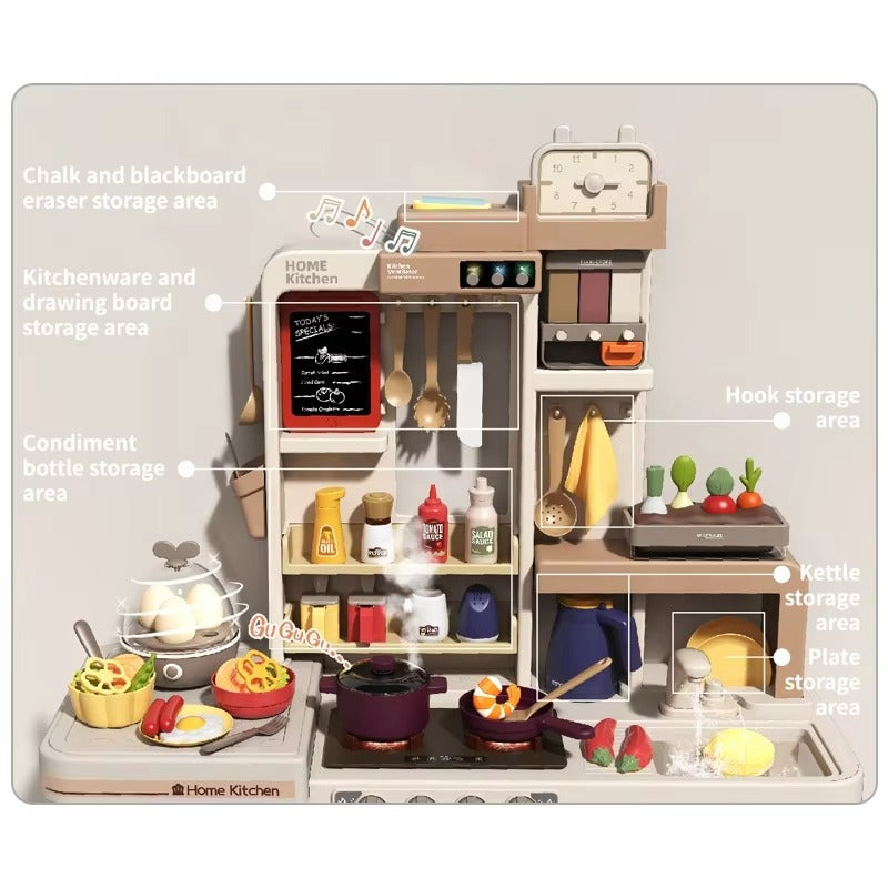 SPRAY KITCHEN TABLEWARE SET - 74PCS