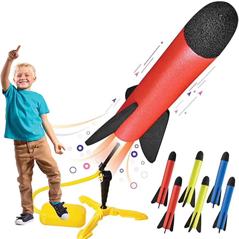 KIDS FLYING ROCKET LAUNCHER SYSTEM