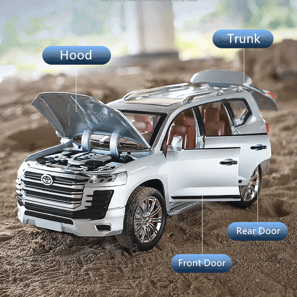 1:24 TOYOTA LAND CRUISER LC300 ALLOY DIECAST