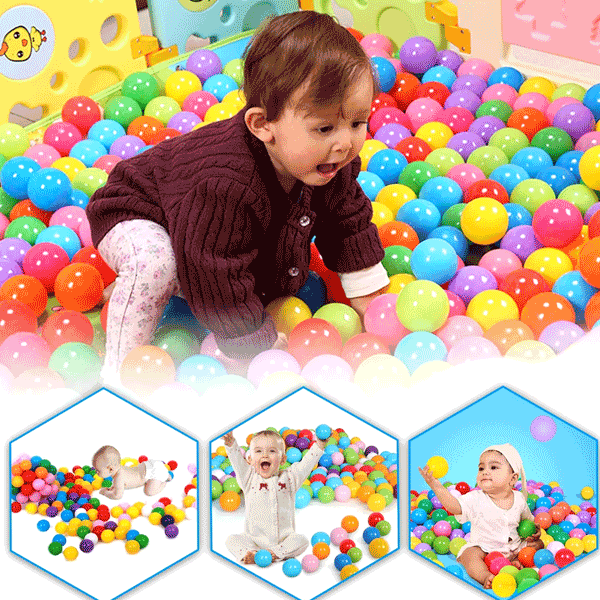 LARGE 100 PCS BALL BAG MULTI-COLOR