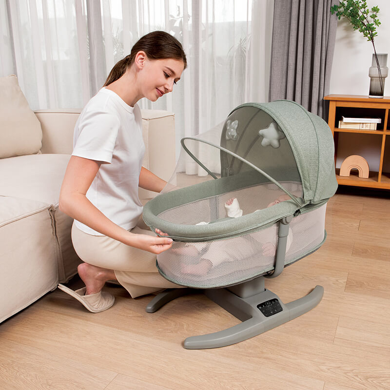 MULTIFUNCTIONAL BABY ROCKER BED ELECTRIC AUTOMATIC SWING