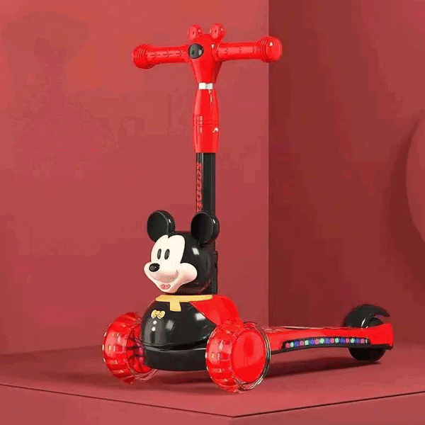 KIDS PREMIUM MICKEY SCOOTY WITH LIGHTS & MUSIC