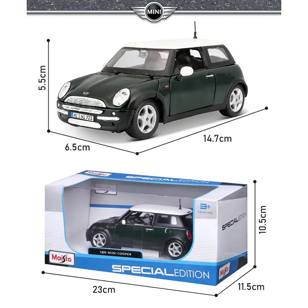 MAIISTO 1 :24 MINI COOPER BMW DIECAST MODEL