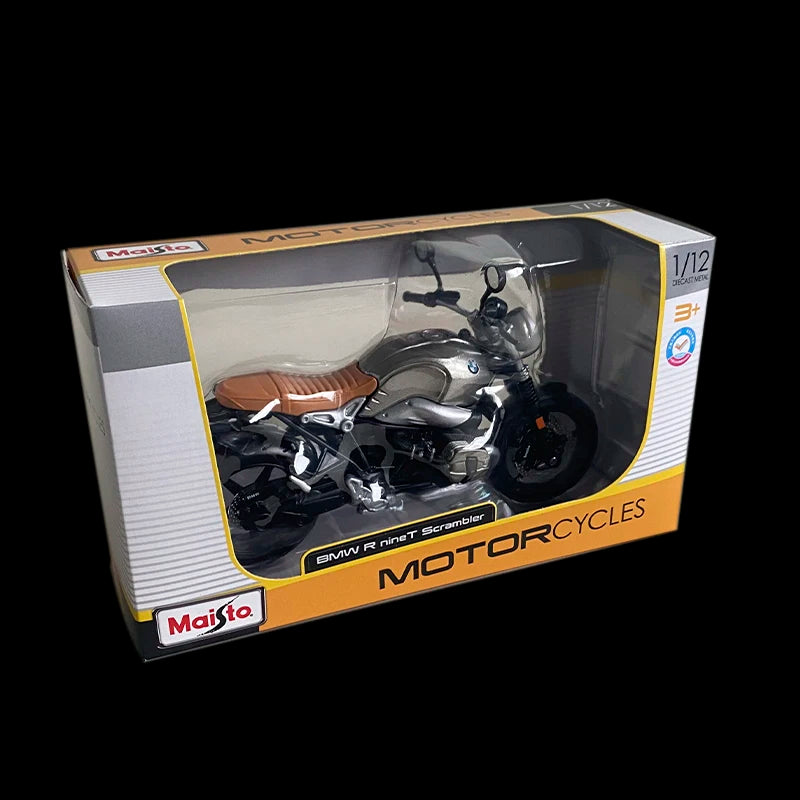 MINIATURE MOTORCYCLE BMW R NINE T SCRAMBLER 1/12 MAISTO IN BOX