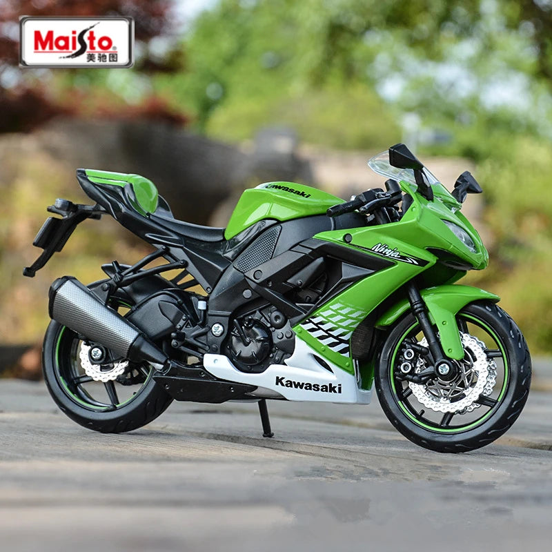 MAISTO 1:12 KAWASAKI NINGA ZX-10R  LICENSED ALLOY DIECAST MODEL