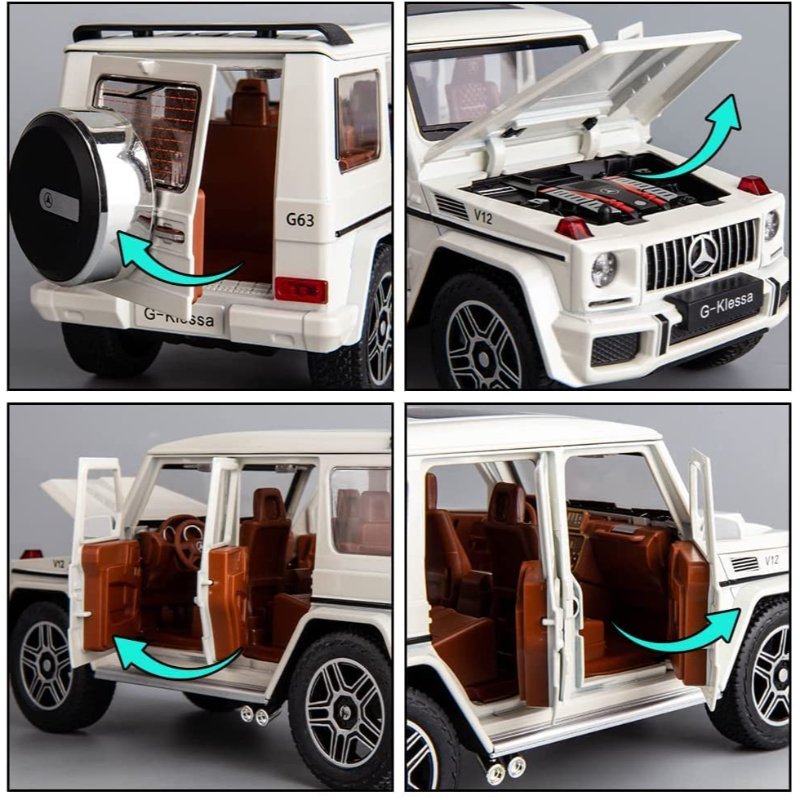 1:24 MERCEDES BENZ G63 ALLOY DIECAST MODEL