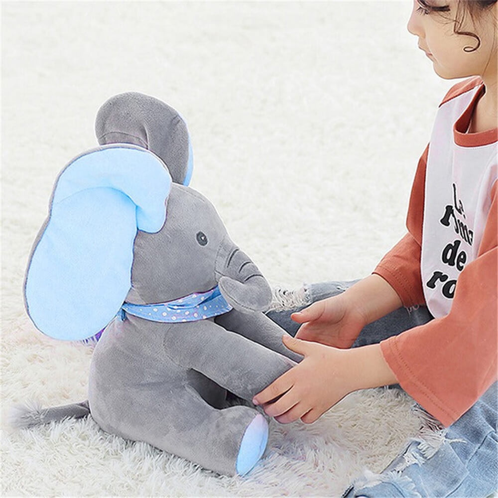 PEEK-A-BOO ELEPHENT INTRACTIVE PLUSH TOY