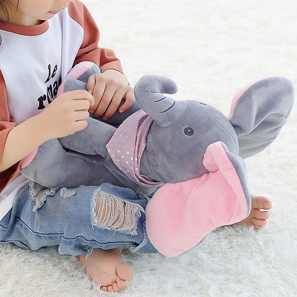 PEEK-A-BOO ELEPHENT INTRACTIVE PLUSH TOY