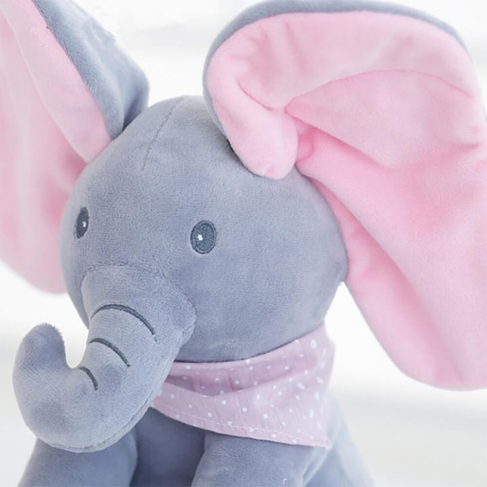 PEEK-A-BOO ELEPHENT INTRACTIVE PLUSH TOY