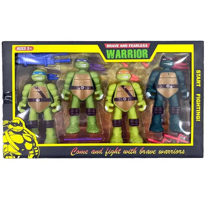 4 PCS NINJA TURTLES FIGURES SET