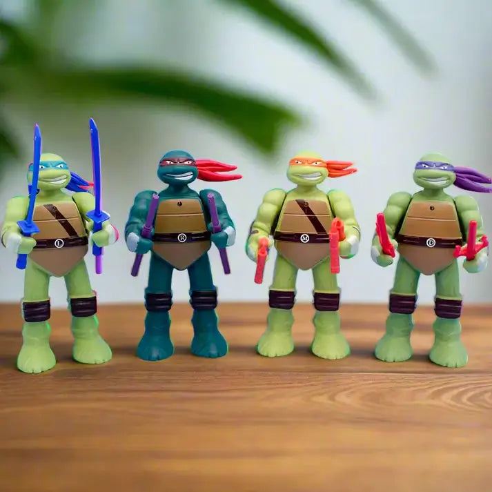 4 PCS NINJA TURTLES FIGURES SET