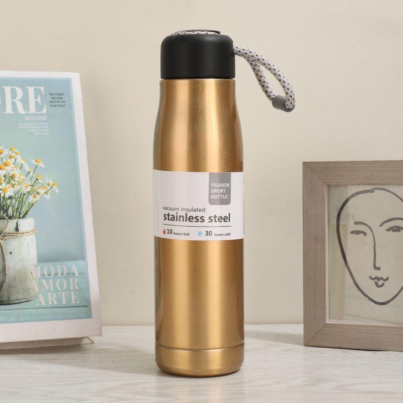 FASHION SPORTS STAINLESS STEEL WATER BOTTLE