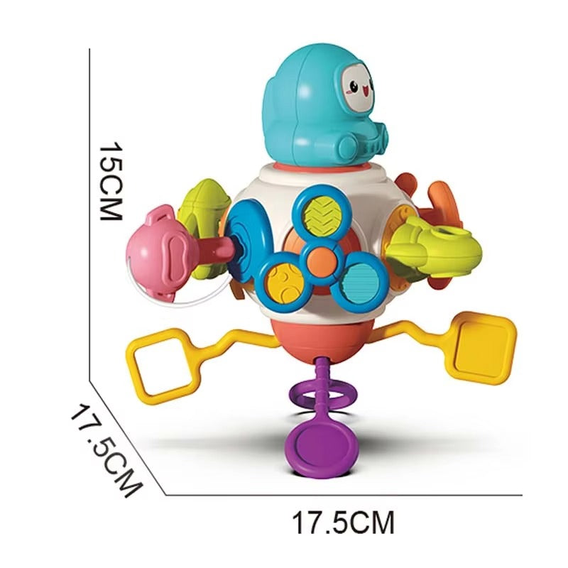 8 IN 1 BUSY BOARD CUBE MONTESSORI SENSORY TOY